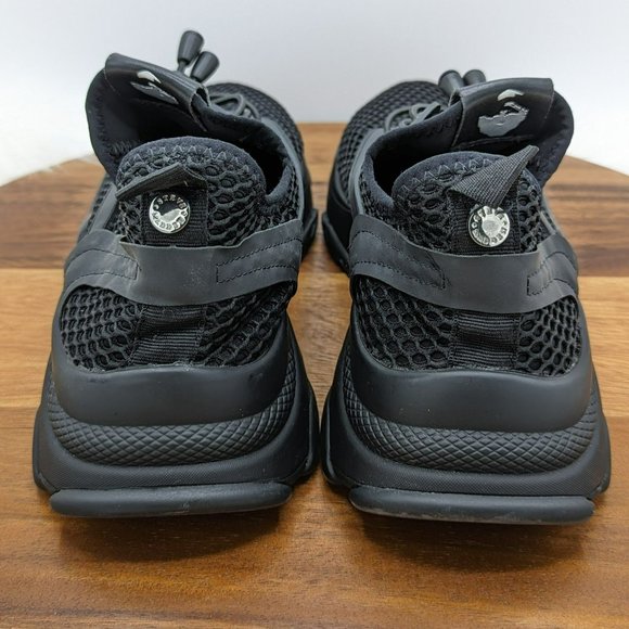 Steve Madden Milo Sneakers 10 M Black Athletic Shoe Running Performance Fashion - Picture 8 of 13